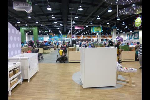 Long shot of the store interior